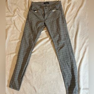 Fidelity denim plaid jeans